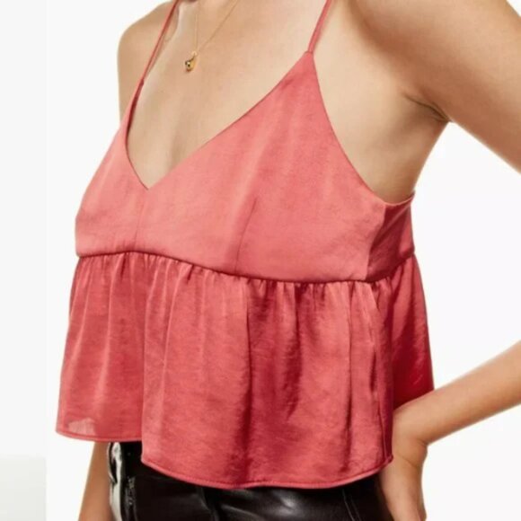 Little Moon Tops - Aritzia Womens Small Little Moon Crop Lover Camisole Top